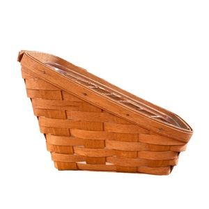 LONGABERGER BASKETS➕1990 Slanted Vegetable Basket With Liner